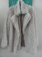 Vintage Faux Fur Jas/Coat Gebroken Wit (Maat 40), Kleding | Dames, Gedragen, Maat 38/40 (M), Ophalen of Verzenden, Atmosphere