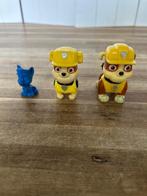 Paw Patrol figuren Rubble en Chase per stuk te koop, Kinderen en Baby's, Speelgoed | Actiefiguren, Ophalen of Verzenden, Gebruikt