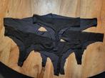 8 zwarte strings Livera Sophie maat S naadloos, Kleding | Dames, Livera, Ophalen of Verzenden, Zwart, String