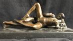 Bronzen erotisch beeld stelletje Patoue/stempel zuiver brons, Antiek en Kunst, Kunst | Beelden en Houtsnijwerken, Ophalen of Verzenden