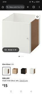Ikea kallax inzet deur wit nieuw in doos, Huis en Inrichting, Kasten | Overige, Ophalen of Verzenden, Nieuw