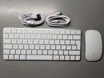 Apple Magic Keyboard NL met touch ID & Magic Mouse 2 Wit set, Computers en Software, Apple Desktops, Ophalen of Verzenden, Zo goed als nieuw
