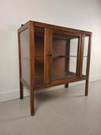 Art deco vitrinekast vintage theekast, Huis en Inrichting, Kasten | Vitrinekasten, Glas, Minder dan 100 cm, 25 tot 50 cm, 50 tot 100 cm