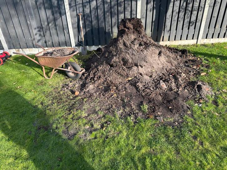 Zwarte grond - Tuinaarde, Tuin en Terras, Zand, Gebruikt, Overige typen, Ophalen