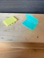 1,00 per stuk - koffertje - 2.9x3.3cm - kunststof, Ophalen of Verzenden, Zo goed als nieuw, Poppenhuis