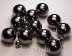 0266 Metallook Ronde Bedels (10 mm), Verzenden, Nieuw, Bedel