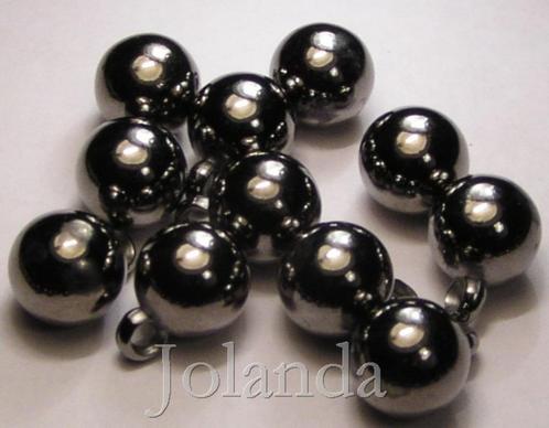 0266 Metallook Ronde Bedels (10 mm), Hobby en Vrije tijd, Kralen en Sieraden maken, Nieuw, Bedel, Verzenden