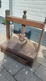 Drukpers boekenpers hout, Antiek en Kunst, Ophalen