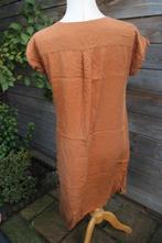 Jurk roest Carola van Benthum mt M Vaste prijs, Maat 38/40 (M), Overige kleuren, Carola van Benthum, Ophalen of Verzenden