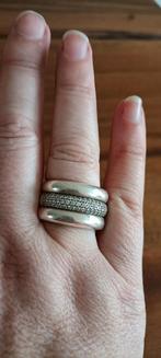 Ti Sento zilveren ring maat 58 met zirkonia, Sieraden, Tassen en Uiterlijk, Ringen, 18 tot 19, Ophalen of Verzenden, Zo goed als nieuw