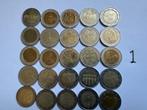 25 stuks speciale 2 euro munten binnen-en buitenland blad 1, Ophalen of Verzenden, Overige landen, 2 euro, Losse munt
