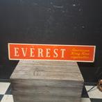 Everest sigaretten glazen reclamebord, Verzamelen, Ophalen, Zo goed als nieuw, Reclamebord