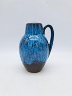 Zeldzame Vintage West Germany vaas Scheurich 414-16 Blauw, Antiek en Kunst, Antiek | Keramiek en Aardewerk, Ophalen of Verzenden