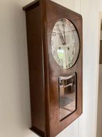 Antieke  Houten hang klok, Ophalen of Verzenden