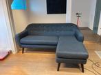 Blauw grijs bankje., Ophalen, Tweepersoons, Zo goed als nieuw, Minder dan 150 cm