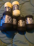 Mayflower Ribbon Garen - Zwart & Geel, Hobby en Vrije tijd, Ophalen of Verzenden, Nieuw, Breien of Haken, Wol of Garen