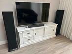 Twee BNS Soundcolumn III luidsprekers met versterker, Zo goed als nieuw, 60 tot 120 watt, Front, Rear of Stereo speakers, Ophalen