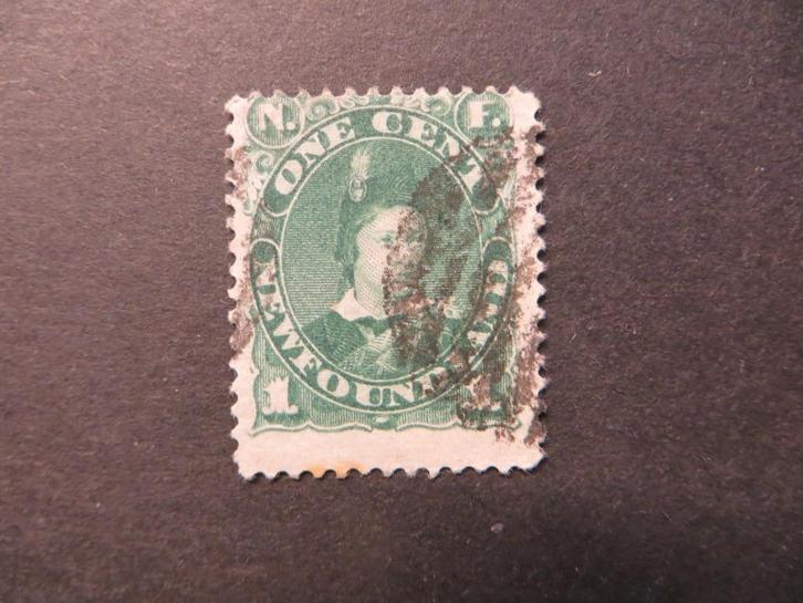 A13039: Newfoundland  1 c, Postzegels en Munten, Postzegels | Amerika, Noord-Amerika, Ophalen of Verzenden