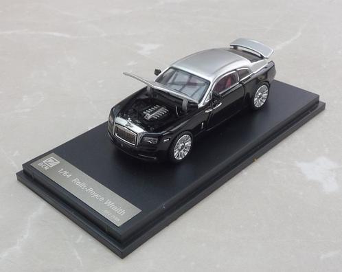 schaal 1-64 2013 Rolls Royce Wraith (2-tone black - silver), Hobby en Vrije tijd, Modelauto's | Overige schalen, Nieuw, Auto, Ophalen of Verzenden