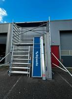 Nette aluminium rolsteiger met Werkhoogte van 8,35 meter, Doe-het-zelf en Verbouw, Steigers, Rolsteiger of Kamersteiger, Gebruikt