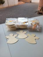 Partij houte engeltjes 3 stuks ***10 sets***, Ophalen of Verzenden, Nieuw