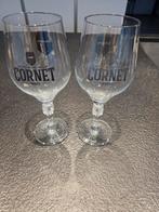 Cornet 2 bierglazen, Verzamelen, Ophalen of Verzenden, Zo goed als nieuw, Bierglas