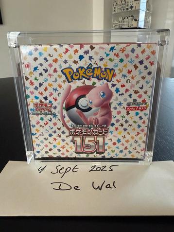 Pokémon 151 Boosterbox Japans - Geseald + Acryl Case beschikbaar voor biedingen
