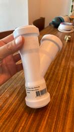 T stuk 40mm afvoerbuis, Doe-het-zelf en Verbouw, Buizen en Afvoer, Ophalen, Afvoer, Pvc, Zo goed als nieuw