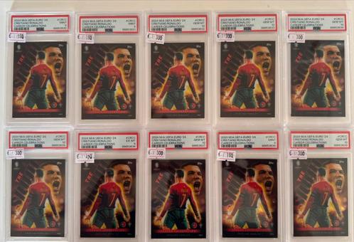 Topps Ronaldo Career Celebrations the Siuu - PSA SEQUENTIAL, Verzamelen, Sportartikelen en Voetbal, Spelerskaart, Buitenlandse clubs