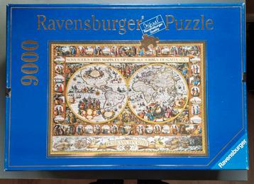 Ravensburger Puzzel 9000 Stukjes - Wereldkaart beschikbaar voor biedingen