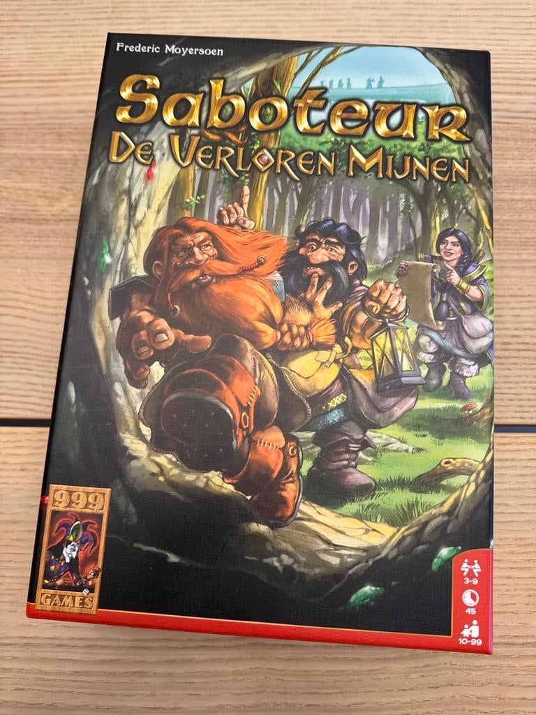 Saboteur: De Verloren Mijnen - Bordspel, Drie of vier spelers, Ophalen, Zo goed als nieuw