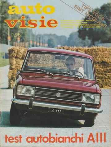 Autobianchi A111 test in Autovisie 1969 beschikbaar voor biedingen
