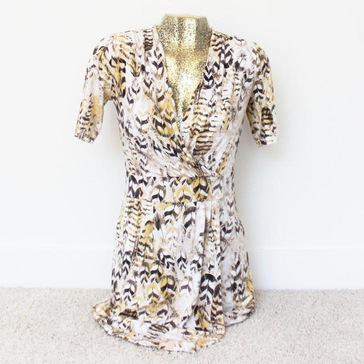 Zeer Mooi Bandolera Jurkje1 (Maat 36) - 461 € 40,-, Kleding | Dames, Jurken, Zo goed als nieuw, Maat 36 (S), Overige kleuren, Boven de knie