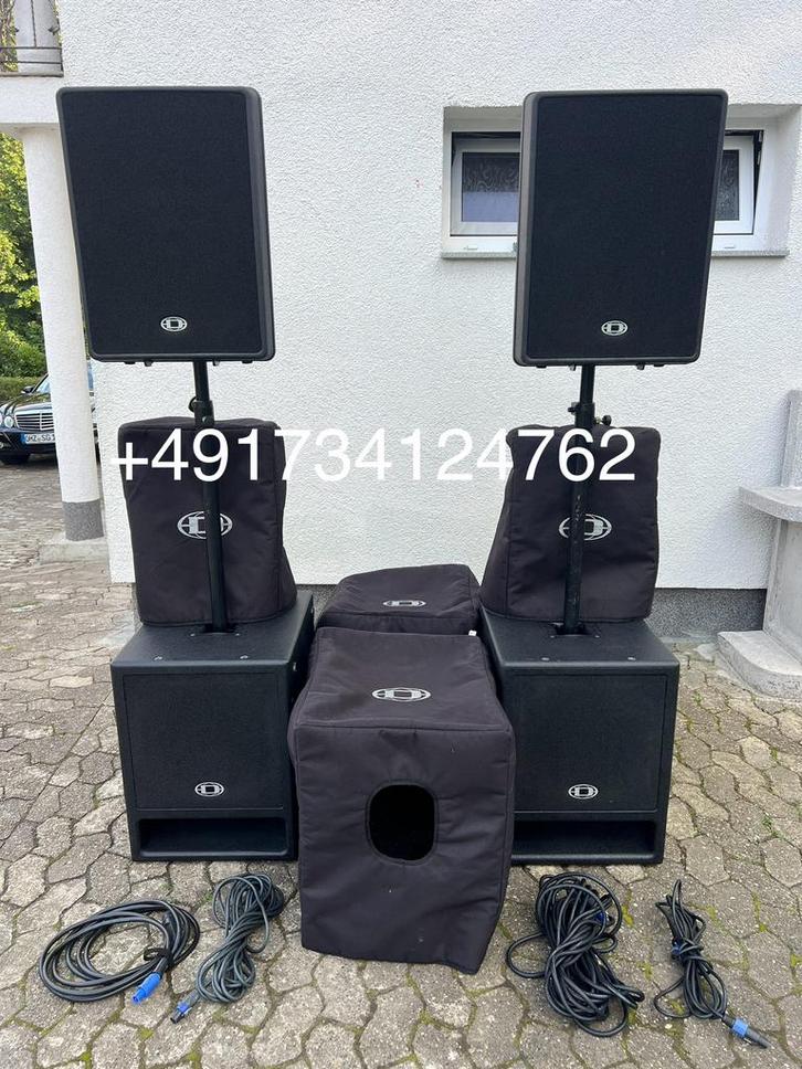 DYNACORD D-LITE 2000 + SUB-115  POWERSUB 315 D12-3, Muziek en Instrumenten, Versterkers | Keyboard, Monitor en PA, Gebruikt, P.A.