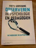 Observeren in Psychologie en Pedagogiek, Ophalen of Verzenden, Zo goed als nieuw, Overige onderwerpen