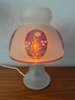 Tafellamp, mushroom, Murano glas, Italiaans, vintage, jr 70, Huis en Inrichting, Lampen | Tafellampen, Ophalen of Verzenden, Zo goed als nieuw