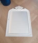 Countryfield grote landelijke kuif spiegel barok wit 83 x 62, Ophalen, Nieuw, Rechthoekig, Minder dan 100 cm