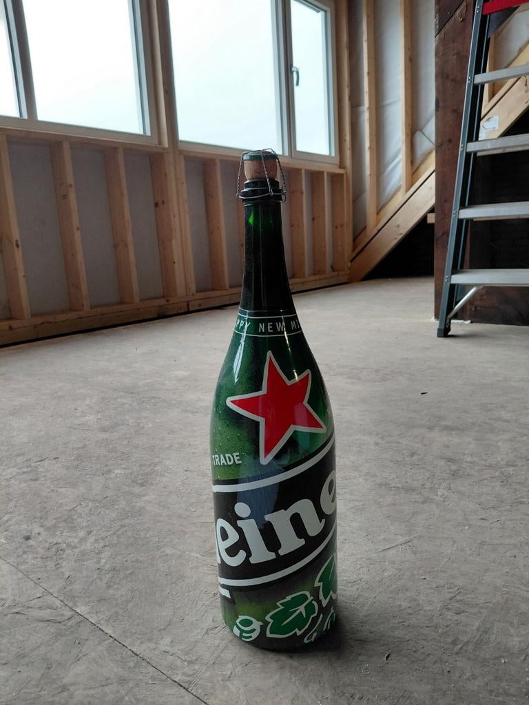 Heineken grote trade fles, Verzamelen, Biermerken, Ophalen, Zo goed als nieuw, Flesje(s), Heineken