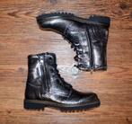 YELLOW CAB - leren zilverkleurige Officer boots - maat 37, Overige kleuren, Lage of Enkellaarzen, Nieuw, Ophalen of Verzenden