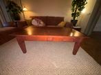Mahoniehouten salontafel met schuifladen - GRATIS AFHALEN, Ophalen, Gebruikt, 100 tot 150 cm, 50 tot 75 cm