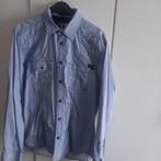 Overhemd Jack & Jones maat L, Blauw, Ophalen of Verzenden, Zo goed als nieuw, Halswijdte 41/42 (L)