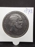 Rijksdaalder 1873 koning Willem III, Koning Willem III, Zilver, Ophalen of Verzenden, Losse munt