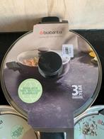 Brabantia Pannenset - Nieuwstaat, Inductieplaat, Nieuw, Ophalen of Verzenden, Rvs