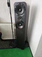 Q Acoustics 3050 Luidsprekers Stereo, Audio, Tv en Foto, Luidsprekers, Gebruikt, 120 watt of meer, Front, Rear of Stereo speakers