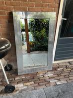 Grote Zilveren Spiegel - 72x112 cm, Huis en Inrichting, Woonaccessoires | Spiegels, Ophalen, 100 tot 150 cm, Zo goed als nieuw