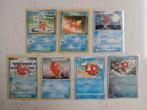 Lot Magikarp Pokémon kaarten (7 stuks), Ophalen of Verzenden, Gebruikt, Meerdere kaarten