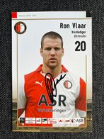 Feyenoord spelerskaart Vlaar met handtekening, Verzamelen, Sportartikelen en Voetbal, Ophalen of Verzenden, Zo goed als nieuw