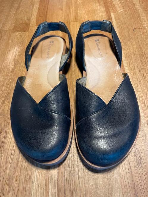 Zomer sandalen blauw leer, Kleding | Dames, Schoenen, Zo goed als nieuw, Sandalen of Muiltjes, Blauw, Ophalen of Verzenden