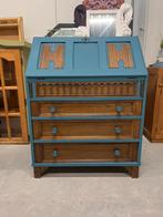 Secretaire vintage, Antiek, Huis en Inrichting, Kasten | Secretaires, Ophalen, Gebruikt, Vintage antiek gepimpt
