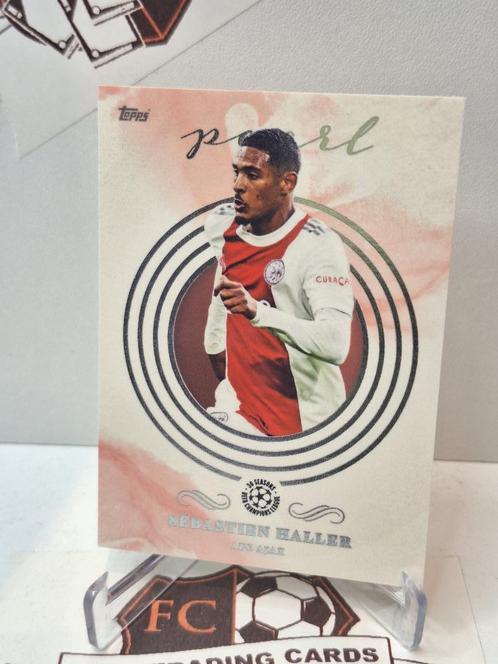 Haller - Ajax - Topps Pearl UCL, Verzamelen, Sportartikelen en Voetbal, Zo goed als nieuw, Poster, Plaatje of Sticker, Ajax, Ophalen of Verzenden